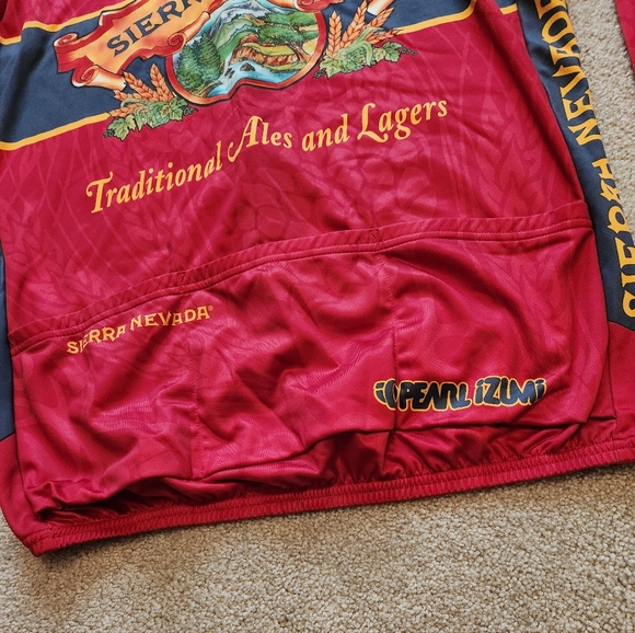 Pearl Izumi Y2K Long-sleeve Sierra Nevada Pale Ale Cycling Jersey - Size XL - Picture 9 of 10